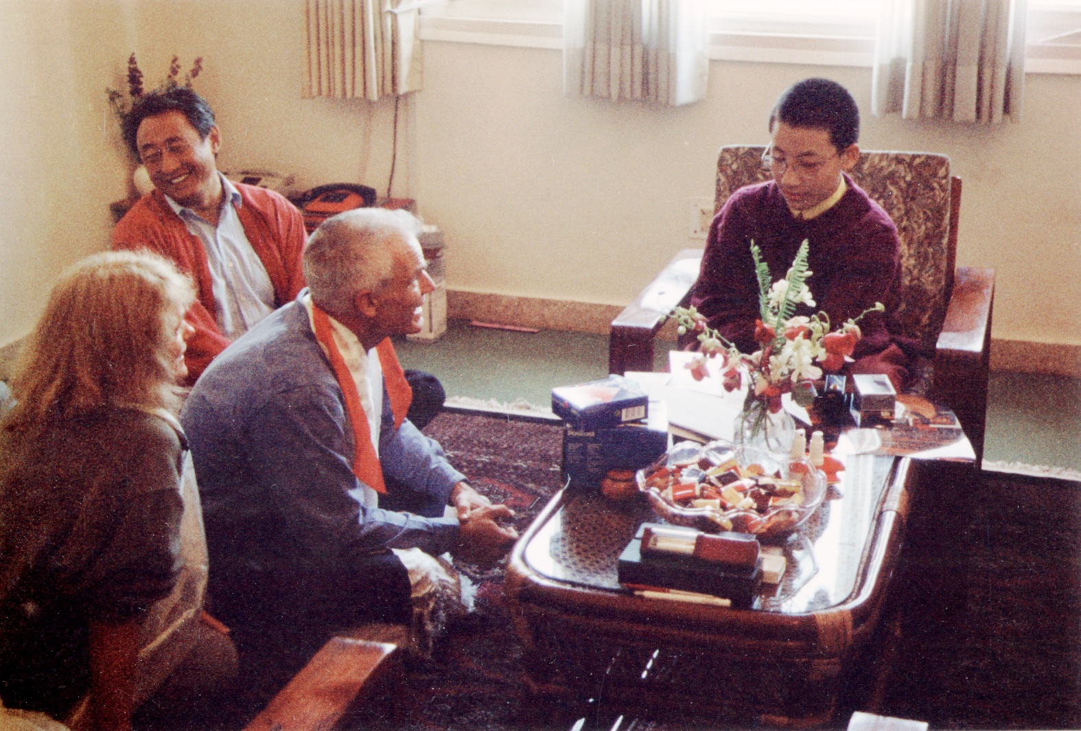 Scene from Meeting the Buddha documentary
